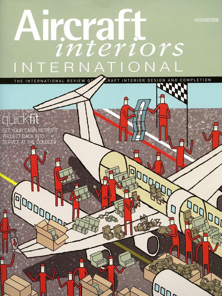 Townsend Leather in Aircraft Interiors International Magazine