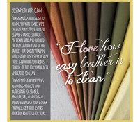 For the LOVE of Leather, Reason 12 – Easy to Clean