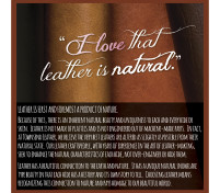 For the LOVE of Leather, Reason 2 – It’s Natural