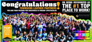 Top Work Place and Best Place to Work Townsend Leather
